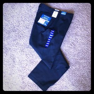 NWT Men’s Haggar 36W x 34L blue patterned slacks